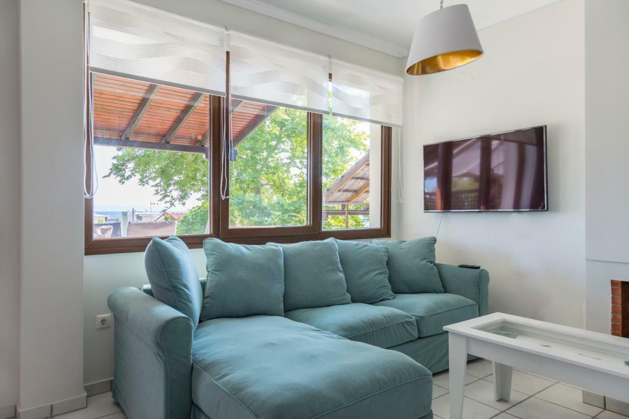 Villa Kristin 2 - 2Min Walk To Great Sandy, Shallow Beach Nikiti  Buitenkant foto